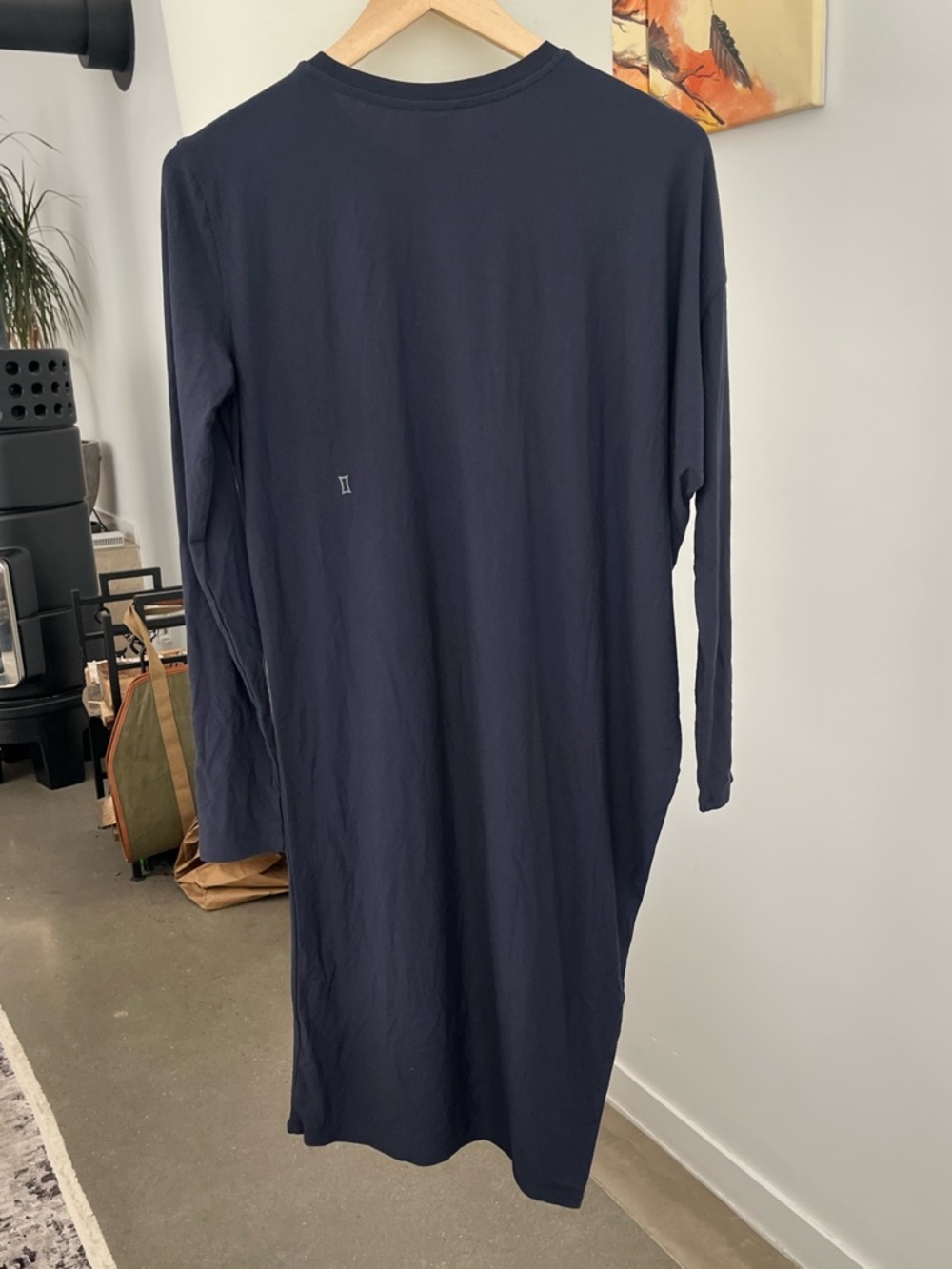 Kit and Ace Cashmere Blend Wave Long Sleeve Dress - Picture 5 of 5